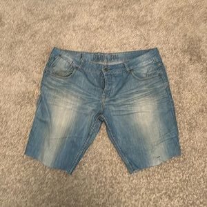 Men’s blue jeans shorts